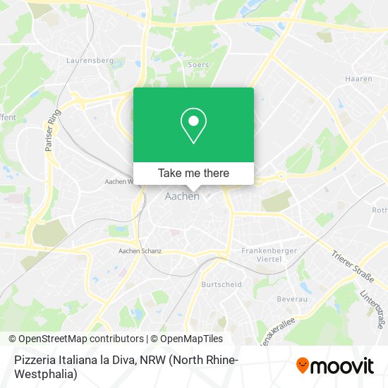 Pizzeria Italiana la Diva map