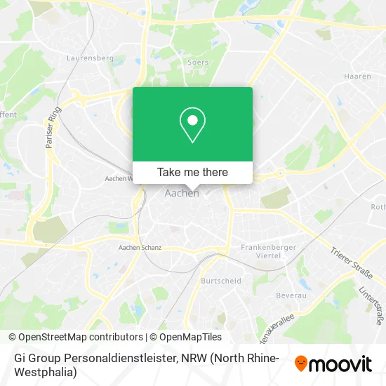 Карта Gi Group Personaldienstleister