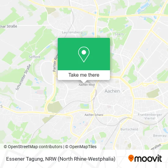 Карта Essener Tagung