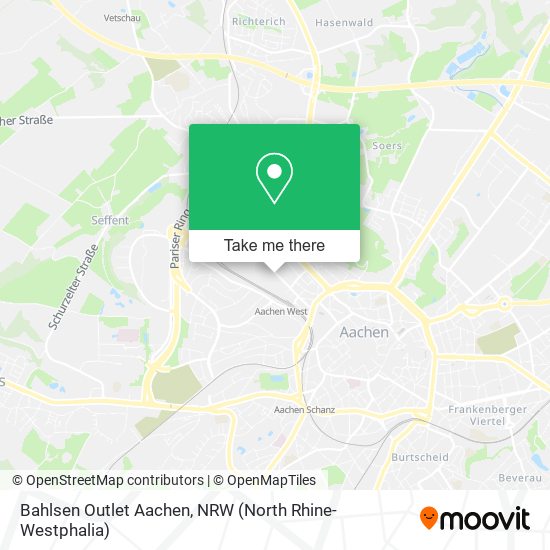 Bahlsen Outlet Aachen map