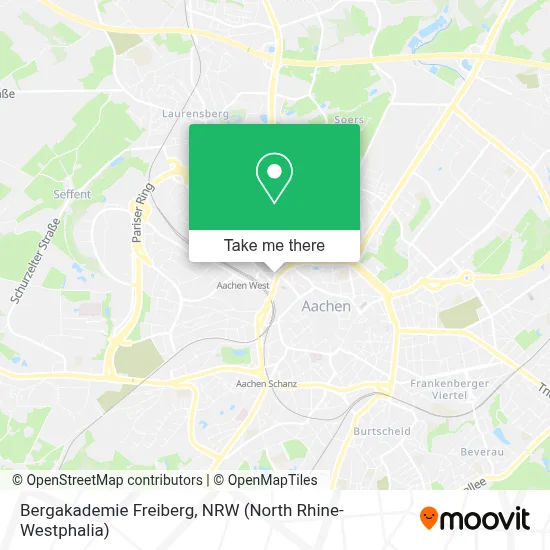 Bergakademie Freiberg map