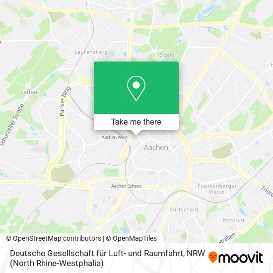 Карта Deutsche Gesellschaft für Luft- und Raumfahrt