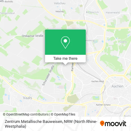 Карта Zentrum Metallische Bauweisen