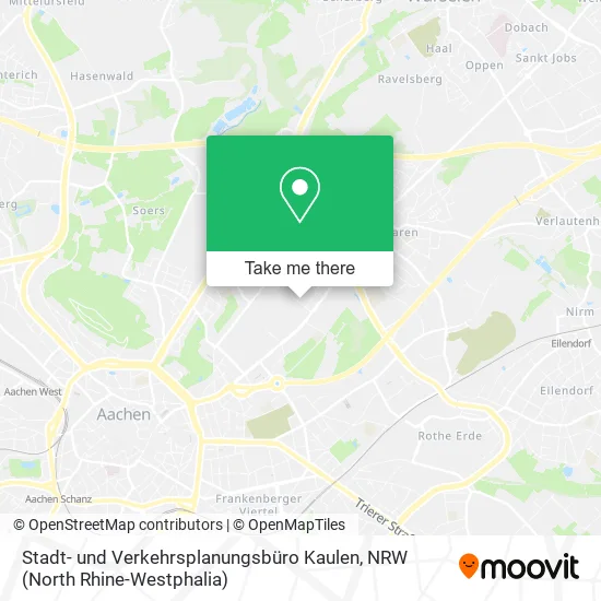 Карта Stadt- und Verkehrsplanungsbüro Kaulen