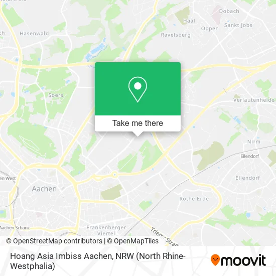 Карта Hoang Asia Imbiss Aachen