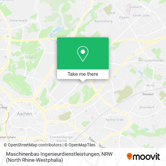 Maschinenbau Ingenieurdienstleistungen map