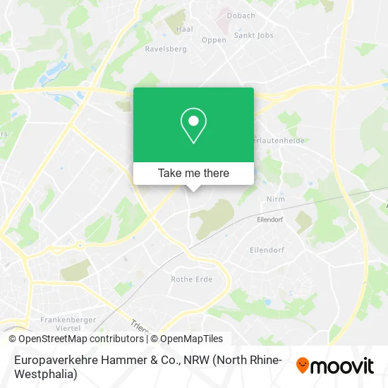 Карта Europaverkehre Hammer & Co.