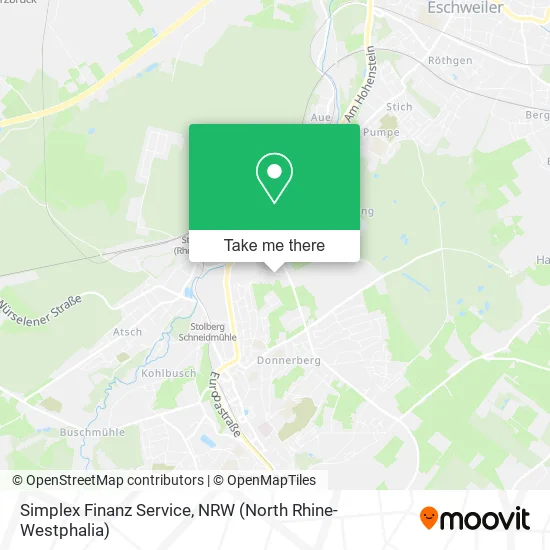 Карта Simplex Finanz Service