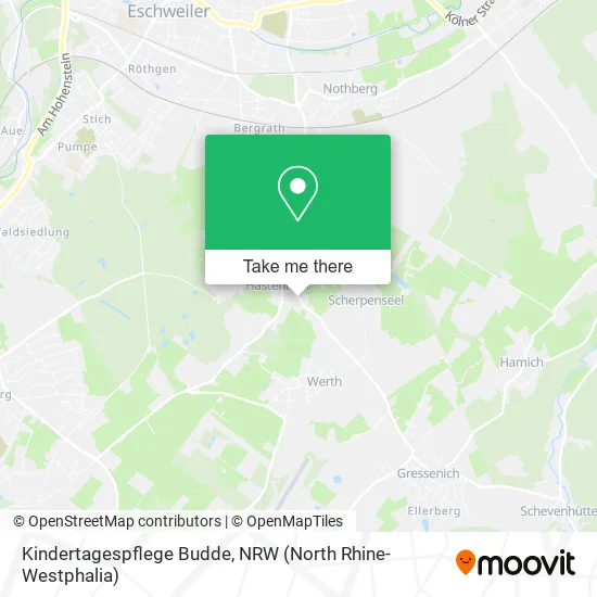 Карта Kindertagespflege Budde