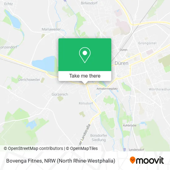 Карта Bovenga Fitnes