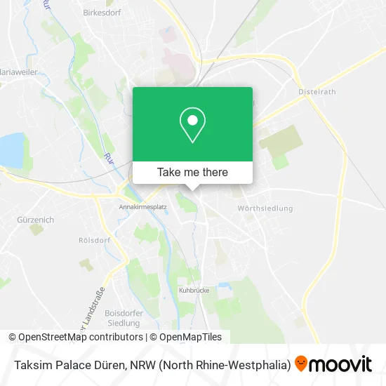 Карта Taksim Palace Düren