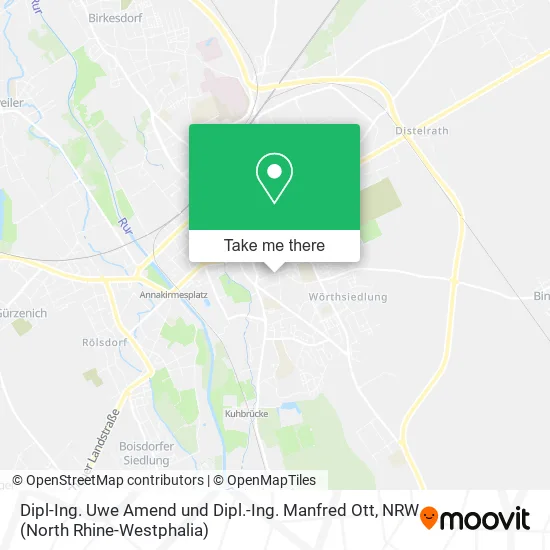 Карта Dipl-Ing. Uwe Amend und Dipl.-Ing. Manfred Ott