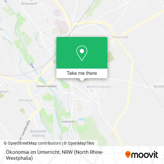Карта Ökonomie im Unterricht