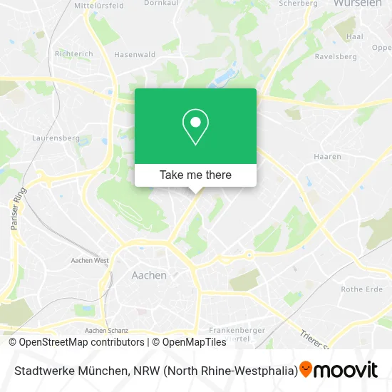 Stadtwerke München map