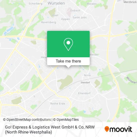 Карта Go! Express & Logistics West GmbH & Co