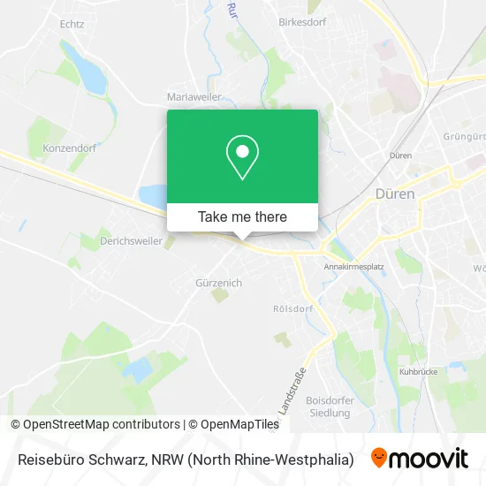 Reisebüro Schwarz map