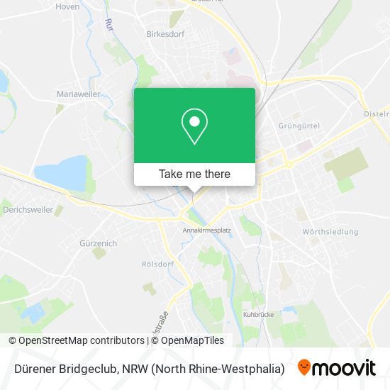Dürener Bridgeclub map