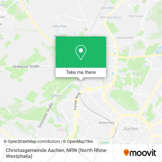 Карта Christusgemeinde Aachen