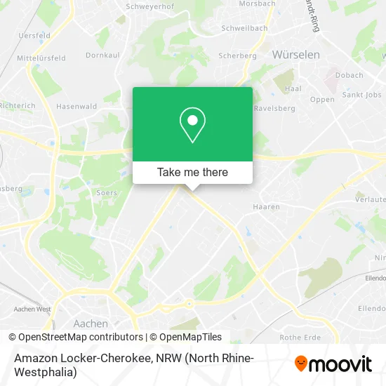 Карта Amazon Locker-Cherokee