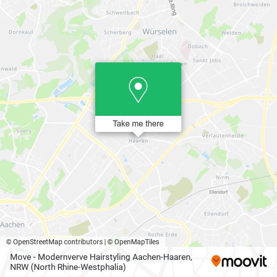 Move - Modernverve Hairstyling Aachen-Haaren map