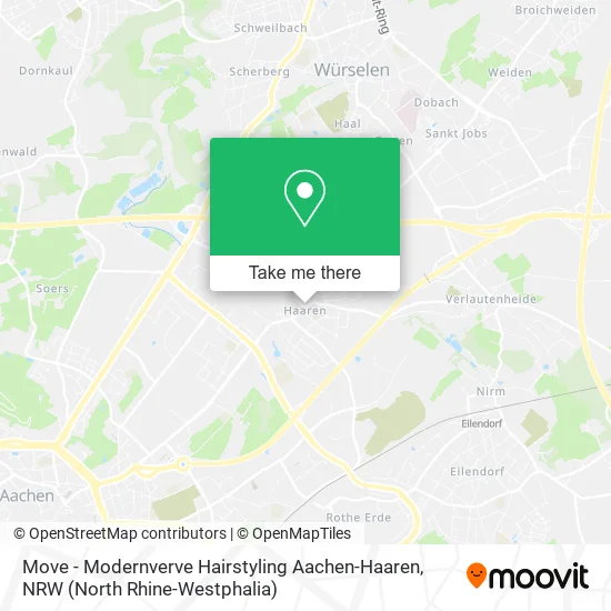 Карта Move - Modernverve Hairstyling Aachen-Haaren
