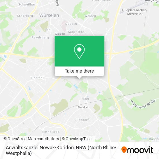 Карта Anwaltskanzlei Nowak-Koridon