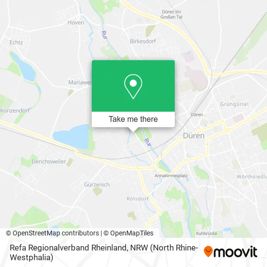 Карта Refa Regionalverband Rheinland