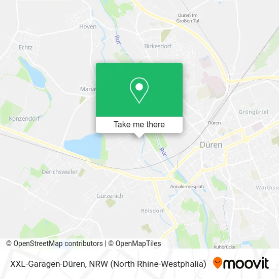 Карта XXL-Garagen-Düren