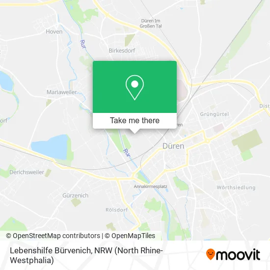 Карта Lebenshilfe Bürvenich