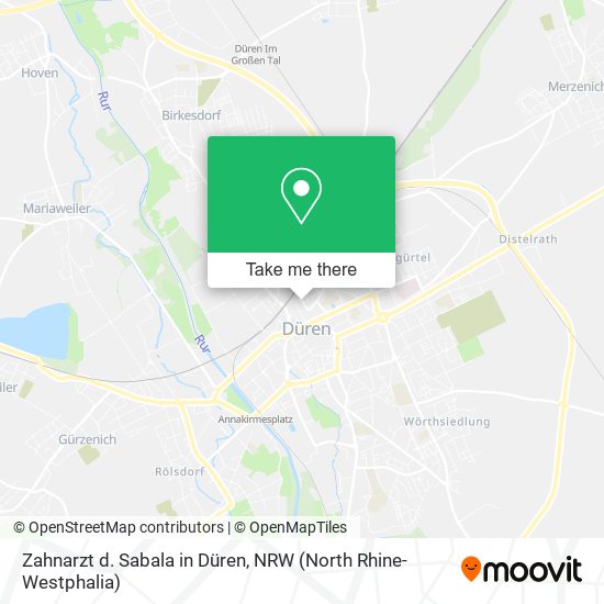 Zahnarzt d. Sabala in Düren map