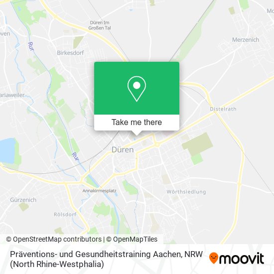 Präventions- und Gesundheitstraining Aachen map