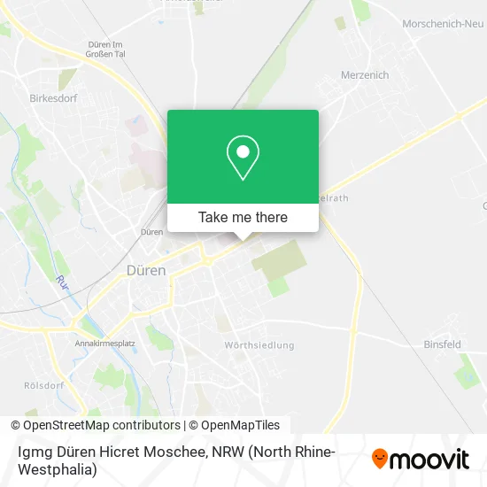 Карта Igmg Düren Hicret Moschee