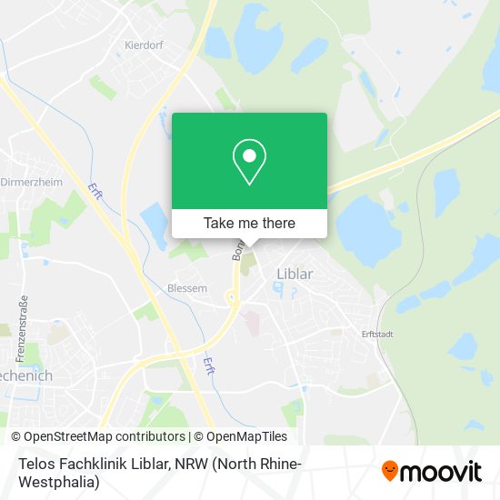 Telos Fachklinik Liblar map