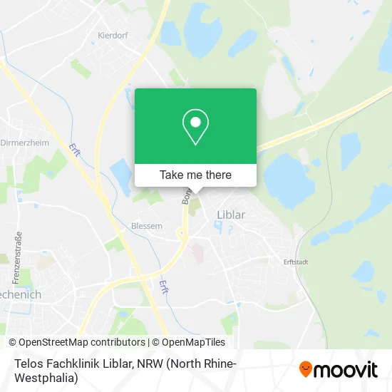 Telos Fachklinik Liblar map