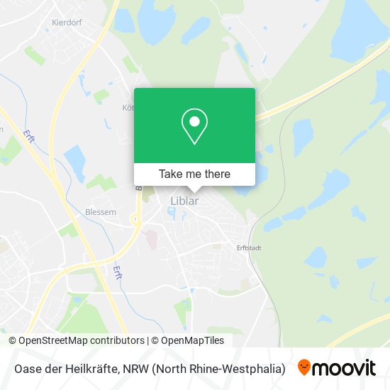 Oase der Heilkräfte map