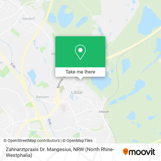 Карта Zahnarztpraxis Dr. Mangesius