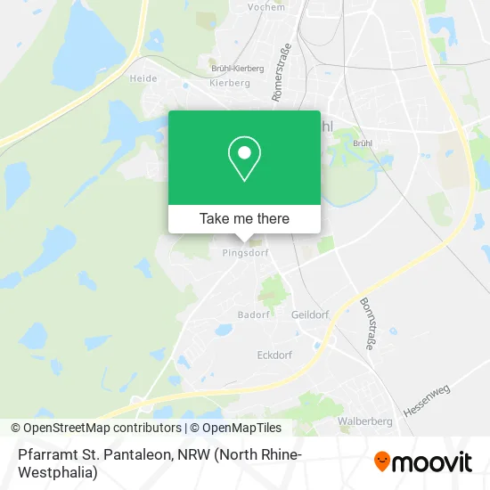 Карта Pfarramt St. Pantaleon