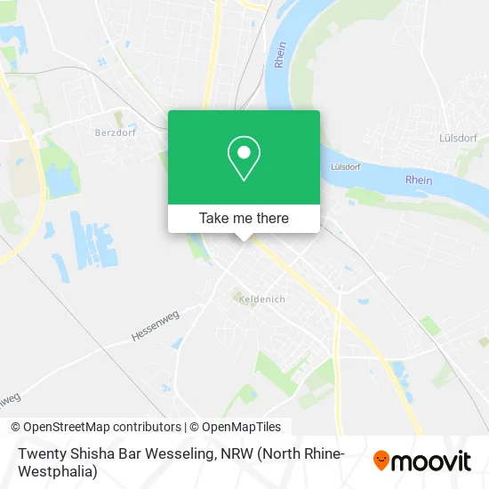 Карта Twenty Shisha Bar Wesseling