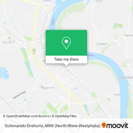 Карта Schimanski-Drehorte