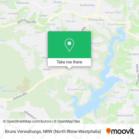 Bruns Verwaltungs map