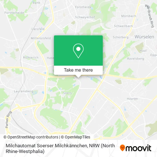 Карта Milchautomat Soerser Milchkännchen