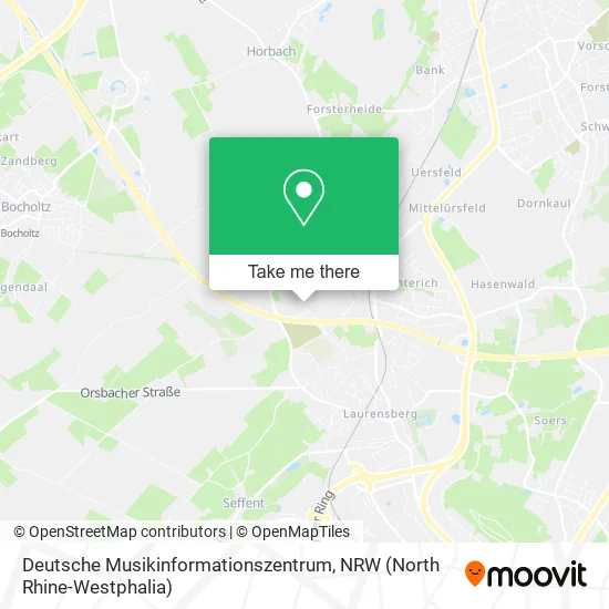 Карта Deutsche Musikinformationszentrum