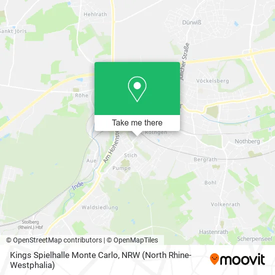 Карта Kings Spielhalle Monte Carlo