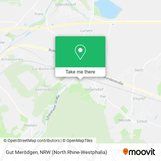 Карта Gut Merödgen