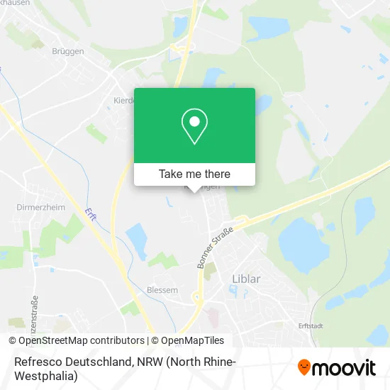 Карта Refresco Deutschland