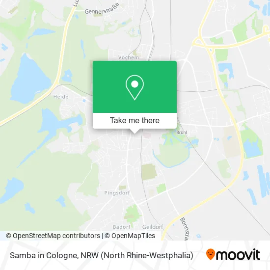 Карта Samba in Cologne