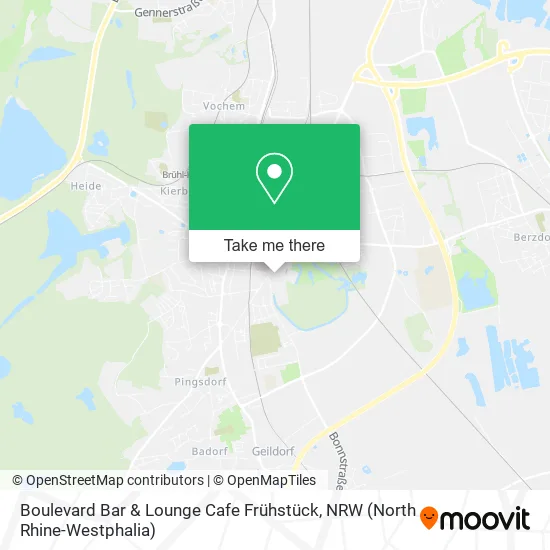 Карта Boulevard Bar & Lounge Cafe Frühstück