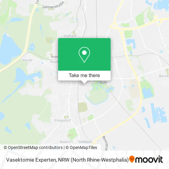 Vasektomie Experten map