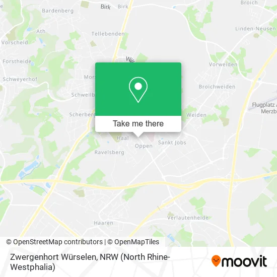 Карта Zwergenhort Würselen