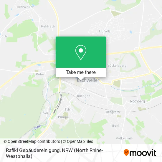Rafiki Gebäudereinigung map